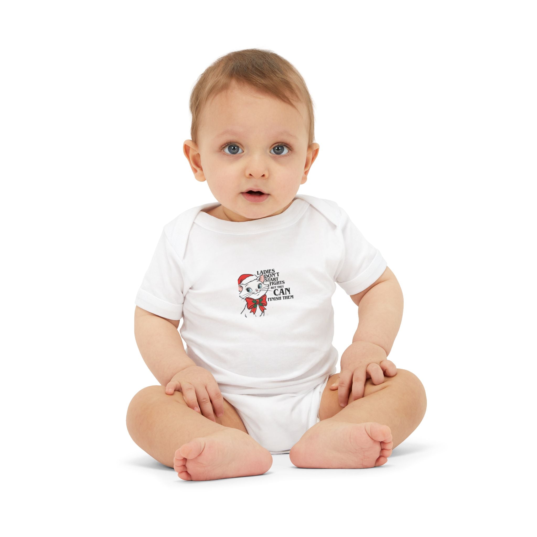 Baby Onesie – Retro Santa Skull "I Believe In Candy Canes" Christmas Infant Bodysuit